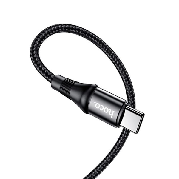 Kabel Datum Typ-C till Typ-C PD 100W, 5A, 1m - Hoco Exquisito (X50) - Svart