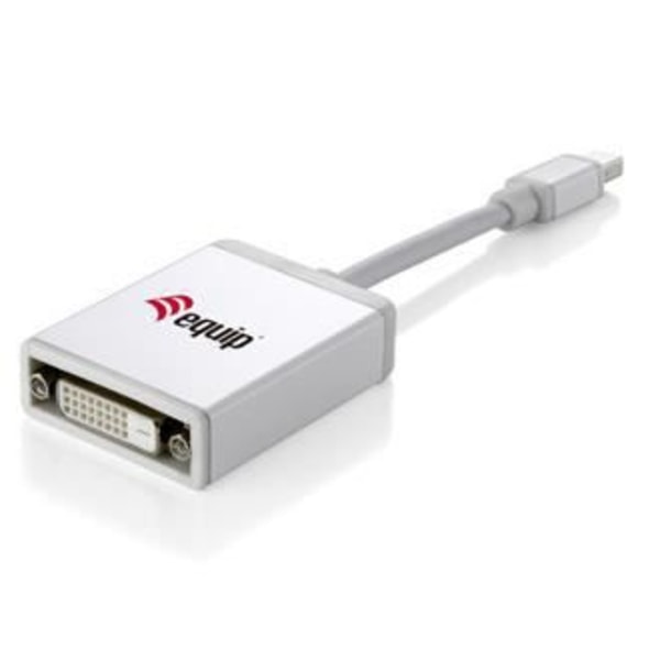 Adapter Mini DisplayPort - EQUIP - DVI - Upplösning 1080p - Svart - Snabb videoöverföring