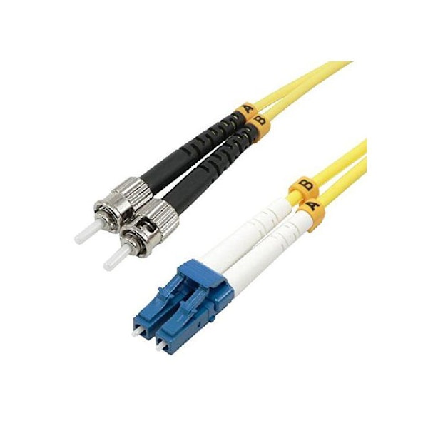 Nätverkskabel - MCL - 2 m - Fiberoptik - ST Hane - LC Hane - LSZH-skal