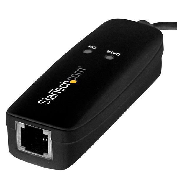 STARTECH 56K Externt USB-faxmodem - V.92 - Hårdvarulösning - USB - 56 kbps - Desktop - ITU-T V.17, ITU-T V.29, ITU-T