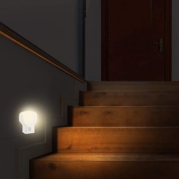 LED-nattlampa - VELAMP - TWILIGHT - Vit - Sovrum - Barn