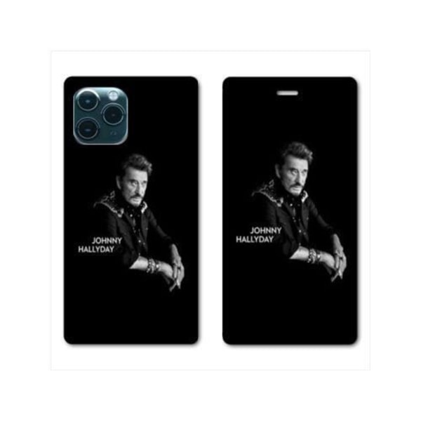 Plånboksfodral - Johnny Hallyday - Samsung Galaxy S20 - Läder - Svart - One size Svart