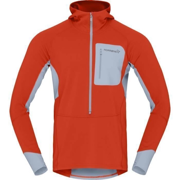 Polaire - Norrona - Senja Warm1 - Röd - Herr - Andas - Trail Röd S