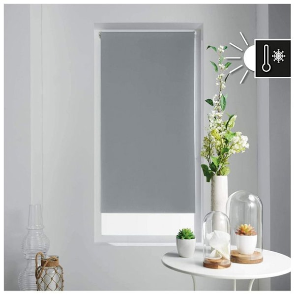 Förvaringsrulle - L3C - 90 x 180 cm - Polyester - Mörkläggande - Grå Grå