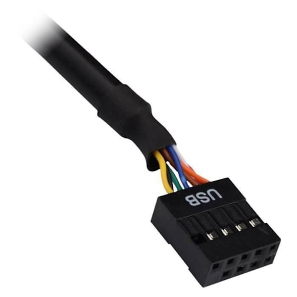 Inter-Tech CI-02 minneskortläsare - Kompatibel CF, MMC, MS, MicroSD... - USB 2.0 - Svart