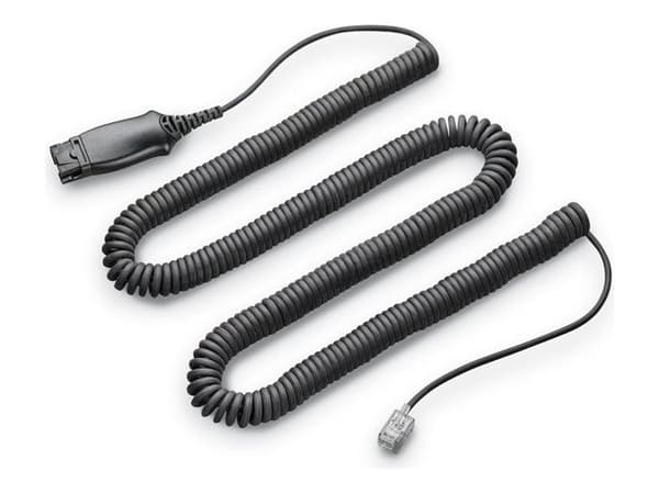 Telefonkabel - HP Inc. - Poly - Svart - Trådad - Allmän