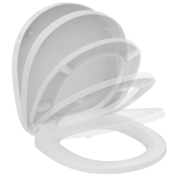 IDEAL STANDARD Connect Space Toalettsits - Överdrag med fallskydd - Vit