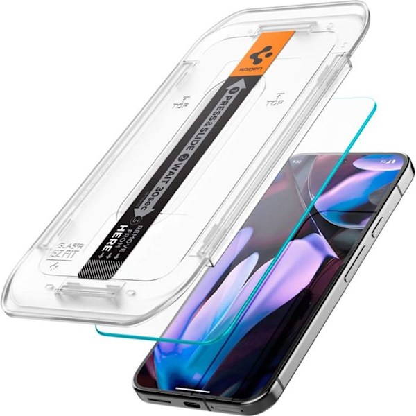 Fodral till Google Pixel 9 Pro XL (set 2) - Spigen Glas.tR EZ FIT - Genomskinlig
