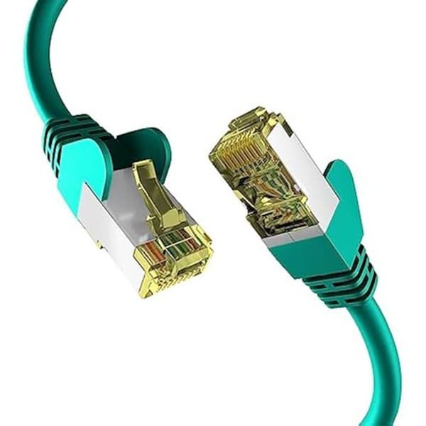 Càble patch S/FTP PIMF CAT6a - EFB-Elektronik - 30 m - Grön - RJ45 skärmad - 10 Go