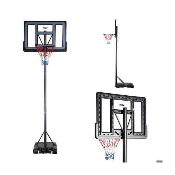 Basketbollkorg - NILS - ZDK321 - Robusthet - Stabilitet - Lätt montering svart