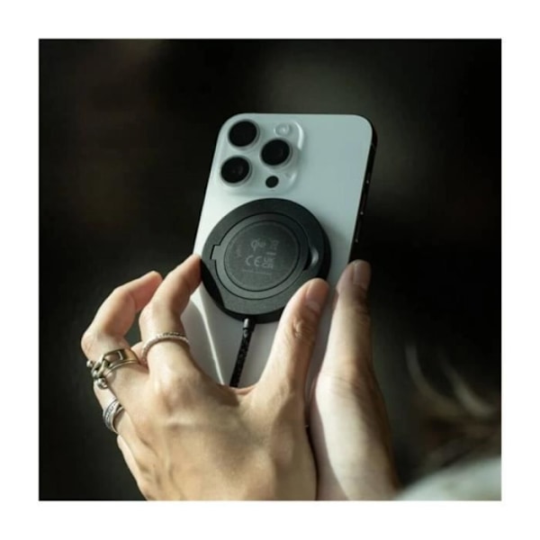 Trådlös laddare för iPhone SnapStand Magnetisk Qi2 Native Union Svart Svart