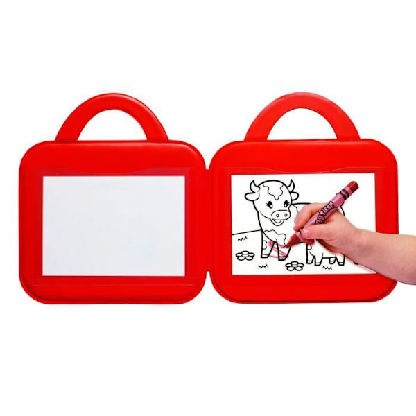 Crayola - Mini Kids - Mitt första skrivbord för torr radering - Barnleksak - Blå - Blandat Blå
