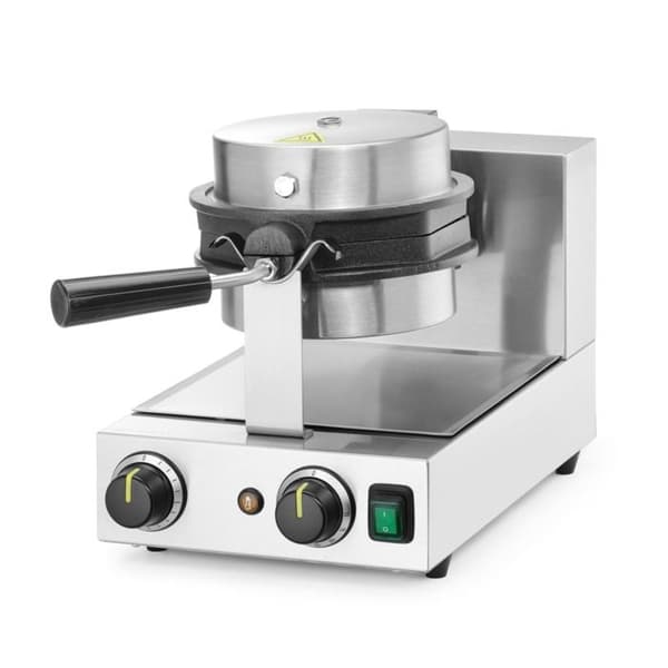 Rotativ våffeljärn Bubble Waffle - 20 våfflor/h - 1500W - Hendi Grå