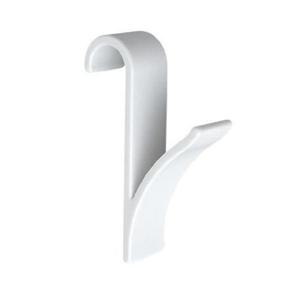 WENKO Handdukstork kylarkrok, vit plast, set om 2