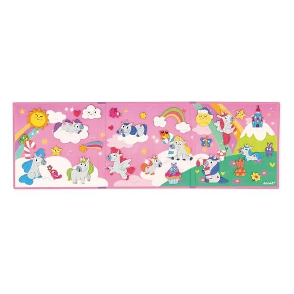 Magnéti'Stories Unicorns - Magnetiskt utbildningsspel 30 magneter - Barnleksak i FSC-kartong - Från 3 år Flerfärgad