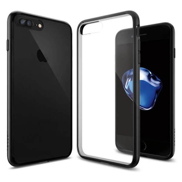 Spigen Ultra Hybrid för iPhone 8 och 7 Plus Svart