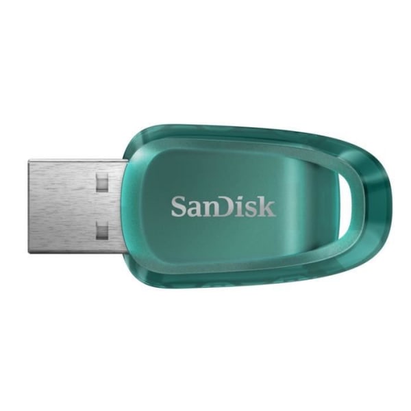 Cruzer "Ultra Eco" USB 3.2 Flash Drive, 512GB, 100MB/s, Turkossvart