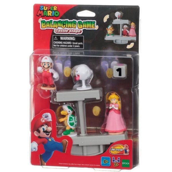 Super Mario Balancing Game Super Mario/Peach - EPOCH-spel - Ambient Action Game Flerfärgad