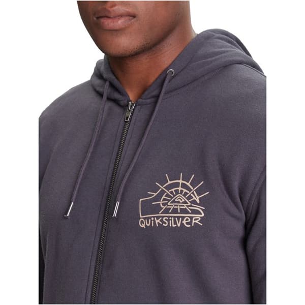 dragna molletonerade Herr - Mörkblå - Quiksilver Zip Hoodie Blå XL