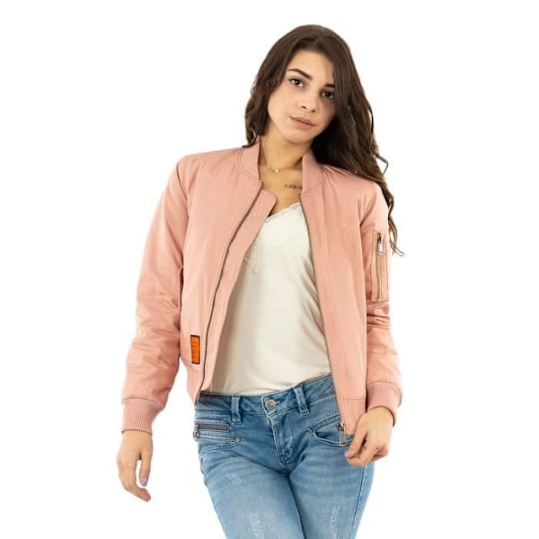 Blouson och bomberjacka - Original - Kvinna - Rosa - Hög kvalitet - Optimal komfort Rosa M
