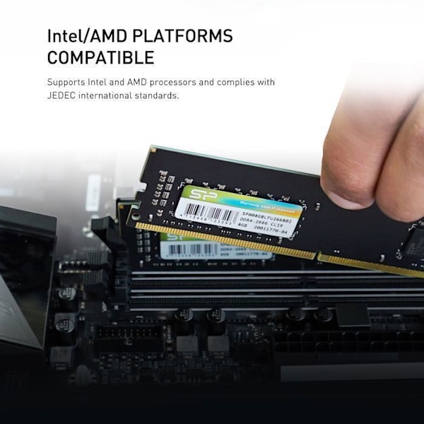 RAM-minne DDR4 - Silicon Power - 32GB 3200MT/s - UDIMM CL22 - SP032GBLFU320X02