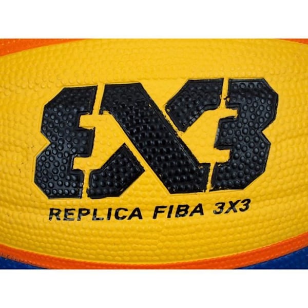 3 x 3 replika basketboll storlek 6 - Wilson UNI Yellow - För basketspelare över 13 år Gul