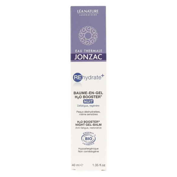 Jonzac Rehydrate Organic Replenishing Night Gel Balm 40ml