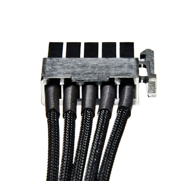 var tyst SATA-strömkabel CS-6740 - Svart - Längd 72 cm - 4xSATA-kontakter