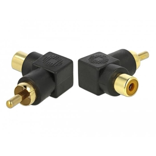 DELOCK 66168 RCA KABELADAPTER OCH KONTAKT SVART