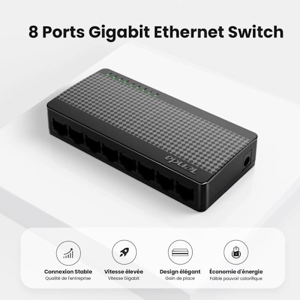 Switch - hub ethernet - injektor Tenda - SG108 V4.0