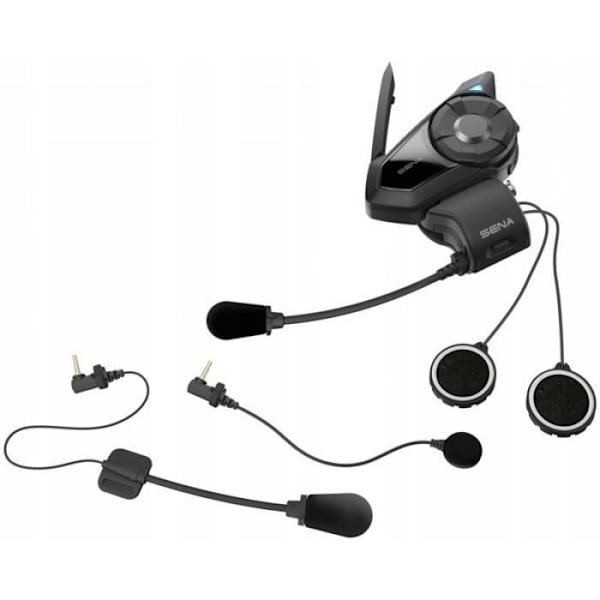 Intercom Motorcykel - SENA - 30K - Bluetooth - Svart - Brusreducering - 5h kommunikation Svart