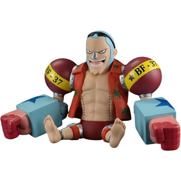 Spargris - PLASTOY - One Piece: Franky Flerfärgad