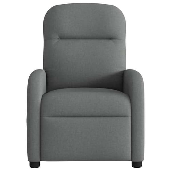 vidaXL Fällbar fåtölj Mörkgrå Tyg 4015523
