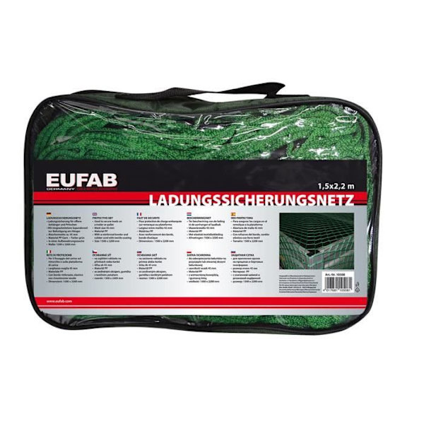 Nät för släpvagn - Okänt märke - 150x220 cm - Elastisk - Grön - Stabiliserare för föremål