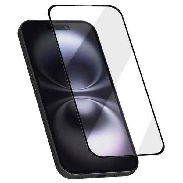 Härdat glas för iPhone 16 Hårdhet 9H Finge avtryck Forcell Transparent