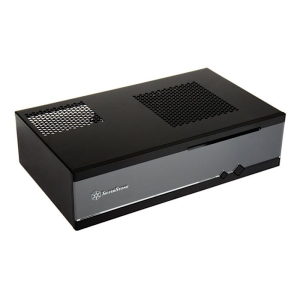 SilverStone SST-ML05B - Milo Silent HTPC Mini-ITX Slim datorfodral, svart
