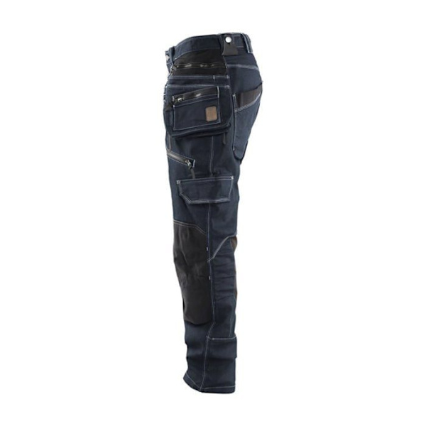 Pantalon hantverkare STRETCH - Blaklader - 19991141 - Stretchtyg - Förstärkta fickor - Låg grenlängd Marinblå/svart 48