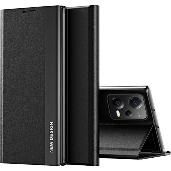 Hurtel Coque Sleep Case Pro för Xiaomi Redmi Note 12 5G / Poco X5 5G med svart fällbart stativ