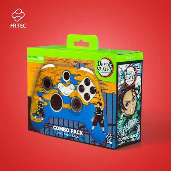 Gamepad - Demon Slayer - Combo Pack Tanjiro - Ergonomiskt skydd - Handtag ingår - Unik design