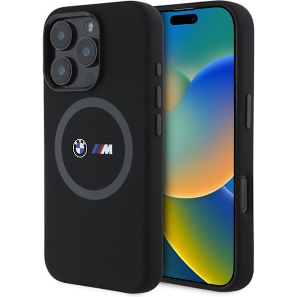 Silikonskal - BMW - M Series - Tryckt - MagSafe - iPhone 16 Pro Max - Svart Svart