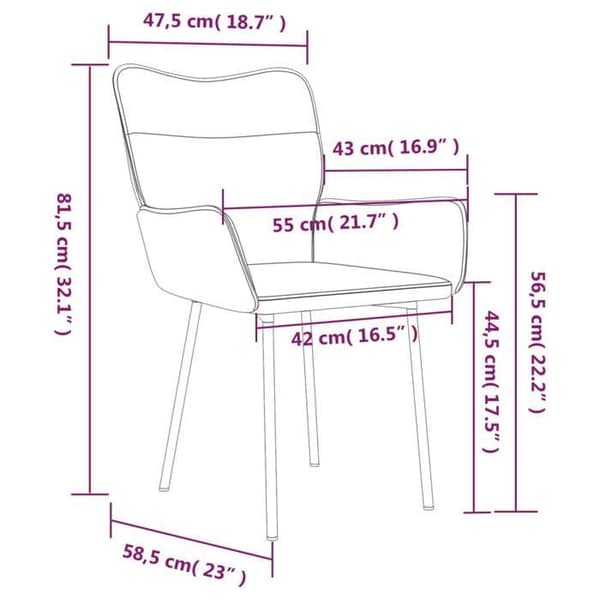 vidaXL 2x Matsalsstolar Middagsstolar Kökstolar Matstolar Restaurang 344820