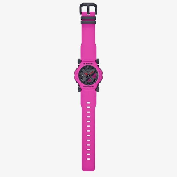 Casio Watch - Dam - GA-2300-4AER - Vattentät 20 Atm - Rosa plastrem Rosa