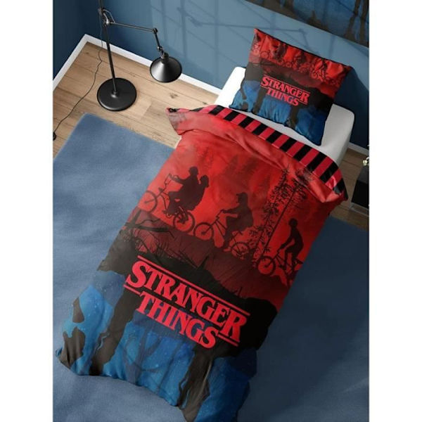 Stranger Things Inside Out Enkelt påslakan och örngottset