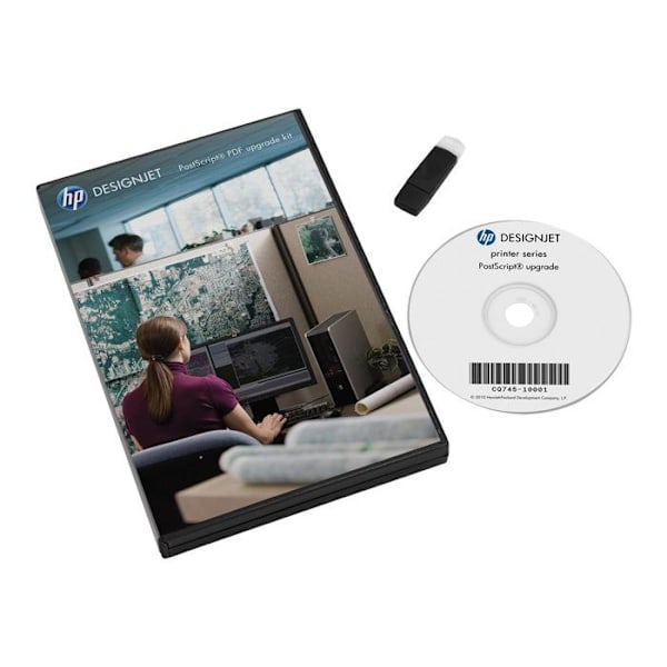 Uppgraderingskitt - HP - DesignJet - PostScript/PDF - Förbättrar effektiviteten - Hanterar komplexa filer