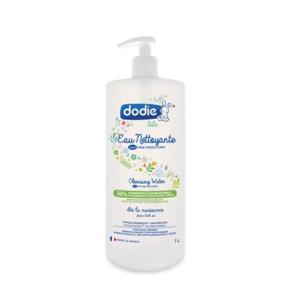 Dodie Hygiene &amp; Care Cleansing Water 3 in 1 Organic 1L
