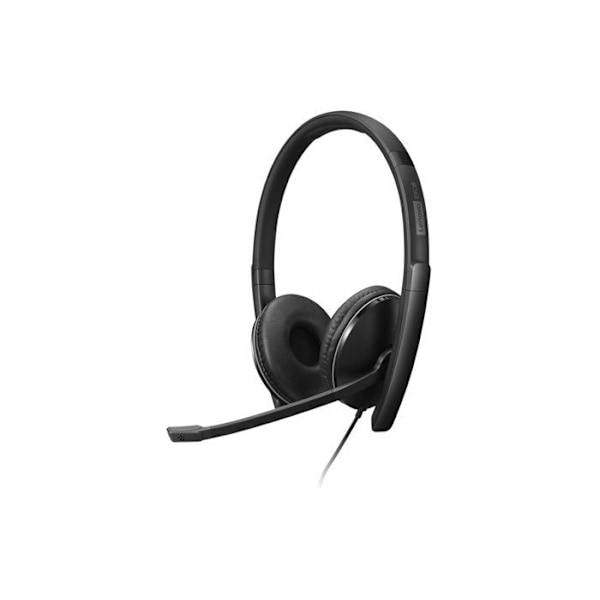 Headset - trådbundet - USB-A - Lenovo - Lenovo Gen 2 - Headset - on-ear - trådbundet - USB-A - svart