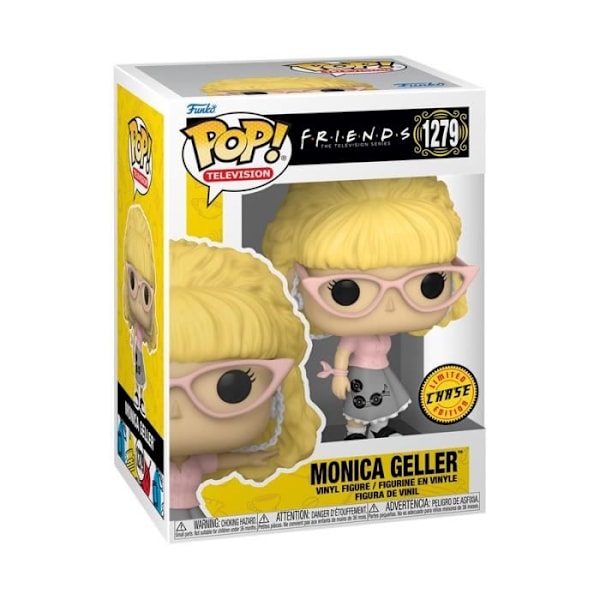 Figurine - Funko - Servitris Monica - Specialutgåva Chase - Grå - Pop! Flerfärgad