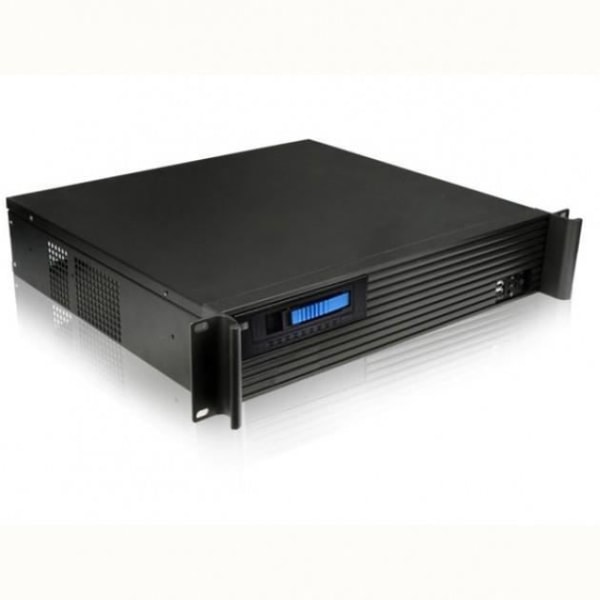 Techly I-CASE IPC-240L serverfodral - Support - Aluminium, Stål - Micro-ATX, Mini-ITX - Svart