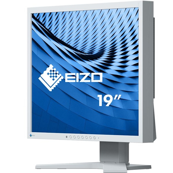 EIZO FlexScan S1934H - 19" IPS LED-skärm - 1280 x 1024 - 250 cd-m² - 1000:1 - DVI-D, VGA, DisplayPort - Grå