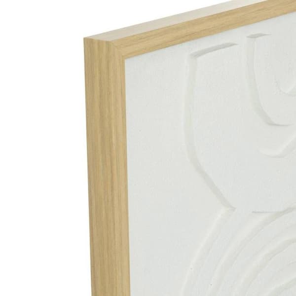 Väggdekor "Bobby" 50x70cm Vit Vit